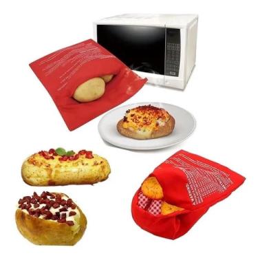 Imagem de Bolsa de micro-ondas para Cozimento de Batatas Potato Express Profissional Multiuso Lav...