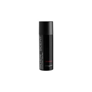 Imagem de Body Spray Silver Scent Intense Masculino 200ML para Corpo com Fragrância Marcante e Se...