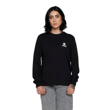 Imagem de Camiseta Element M/L New Basic Preto M-Feminino