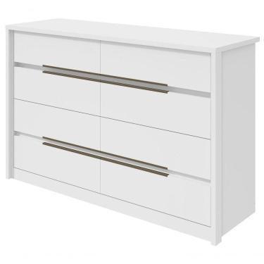 Imagem de Comoda Urban 8 Gavetas Branco