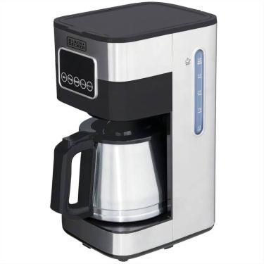 Imagem de Cafeteira Elétrica Black+ Decker Gourmand Gris CM350G - Programável - Jarra Inox - Pain...