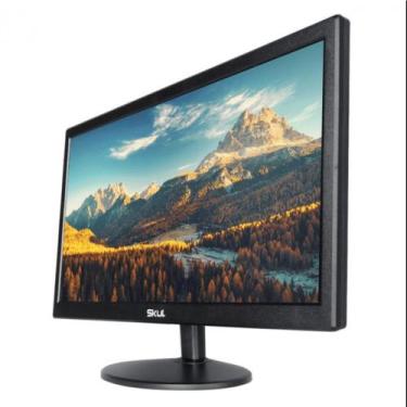 Imagem de Monitor Led 19,5" Skul Office, Hd 75HZ Tn, Vesa 75X75MM, Preto