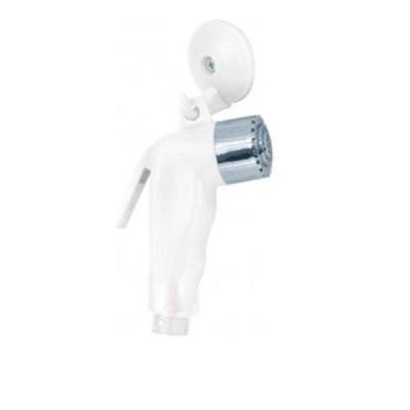 Imagem de gatilho para ducha higienica branca com suporte - higiban