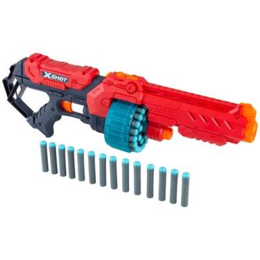 Imagem de Lançador de Dardos X-Shot Red Turbo Fire - Candide 49 Peças