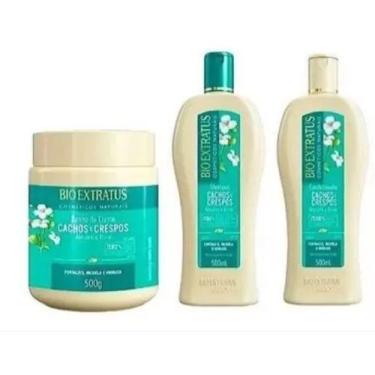 Imagem de Kit Bio Extratus Cachos e Crespos - 3 Produtos 500ml