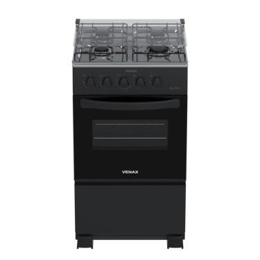 Imagem de Fogao a Gas 4 Bocas Venax Da Vinci GIII Preto Fosco