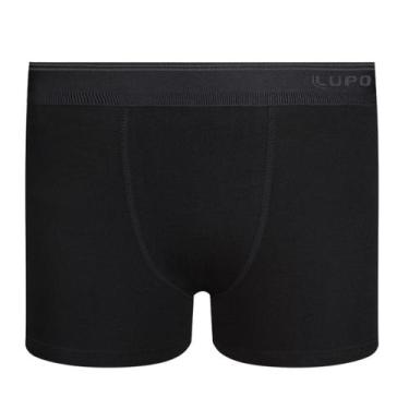 Imagem de Cueca Boxer Infantil Menino Lupo, P, Preto