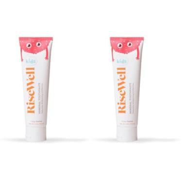 Imagem de Pasta de Dente Mineral Infantil RiseWell Hidroxiapatita Sabor Massa de