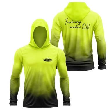Imagem de Camisa Pesca Coleção Horizon Dry Capuz Manga com Luva UV 50 Cor:Ventus