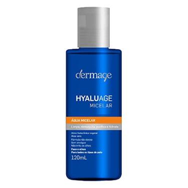 Imagem de Hyaluage Água Micela, Demaquilante, Com Ativo Hialurônico Vegetal e Aloe Vera, Removedor de Maquiagem Livre de Fragrância, Seguro para os Olhos,120ml