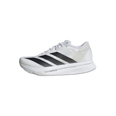 Imagem de adidas Tênis feminino Ftwwht/Zeromt/Dshgry Adizero SL2 W FTWR whiteZero met./Dash Grey 37 EUA, Branco/preto/cinza, 7.5 Wide