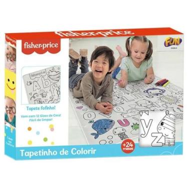 Imagem de Fisher Price Tapete Para Colorir Com Giz De Cera F00558 - Fun