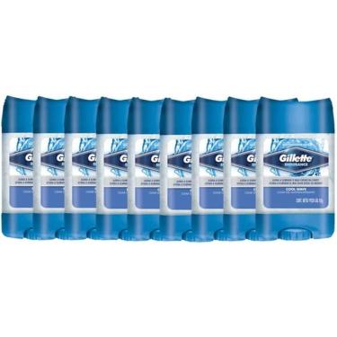 Imagem de Kit com 9 Desodorantes Clear Gel Cool Wave 82g