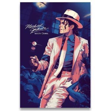 Imagem de Poster Decorativo 42cm X 30cm A3 Brilhante Michael Jackson - Bd Net Co