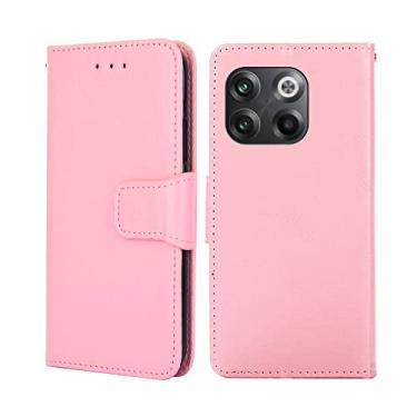 Imagem de YUNCHAO Caixa de telefone Para o OnePlus 10T Crystal Texture TEXTURA Horizontal Flip Leather Phone capa para celular