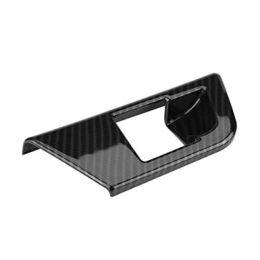 Imagem de Acabamento de botão P, carro ABS P botão eletrônico de freio de mão guarnição moldura acessório interior para Giulia