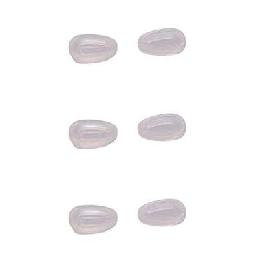 Imagem de NicelyFit Protetores de nariz transparentes para óculos Oakley Molduras Keel Tincan Tinfoil Tailpin Caveat Feedback Holbrook Metal Tailback etc, Clear, 12mm x 7mm
