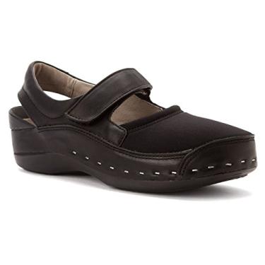 Imagem de Tamancos e Mules Femininos Wolky, Black Lycra/Smooth Leather, 36 BR