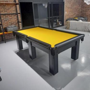 Mesa de Sinuca Comercial Black com Tampo de Ping-pong – Bilhares Flotuba