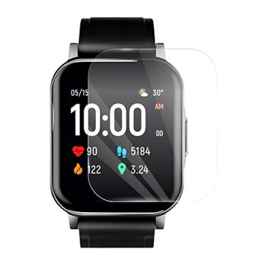 Imagem de Relógio Smartwatch Xiaomi H-a-y-l-o-u Watch 2 LS02 Conectividade Bluetooth 5.0 Classificação IP68 Resistência á Água Tela TFT de 1,4 polegadas Compatível com Android e Ios Película de Proteção para Tela Inclusa Capacidade de Bateria Até 20 dias/ No Brasil