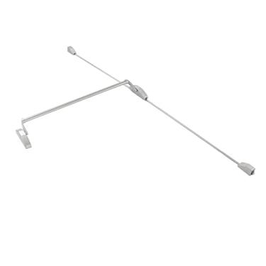 Imagem de Fechaduras de porta de barra de pressão, bloqueio de barra de pressão fácil para abertura de porta, bloqueio de escape forte para uso em fábrica de shopping, barras de(Ponto de Bloqueio Duplo)