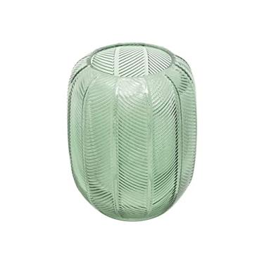 Imagem de VASO DE VIDRO LEAVES VERDE 20X25cm