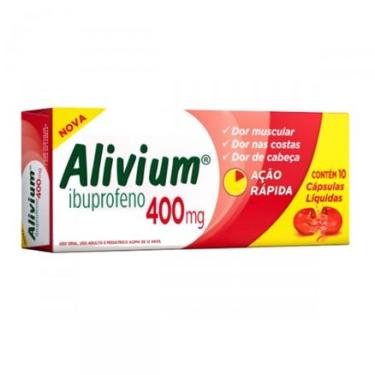 Imagem de Alivium 400mg 10 cápsulas líquidas MANTECORP