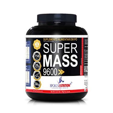 Imagem de Super Mass 9600 3kg Sports Nutrition (Morango)