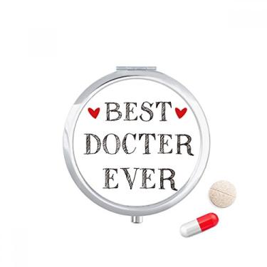 Imagem de Best Doctor Ever — Caixa de comprimidos profissional com citação profissional