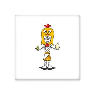 Imagem de Egypt Mummy Horus chapéu de galinha cerâmica azulejo brilhante decalque pedra adornada tijolo vitrificado