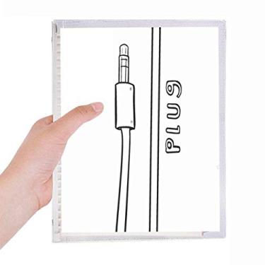 Imagem de Caderno de fone de ouvido para desenho manual Folhas soltas Diário Recarregável Diário Papelaria