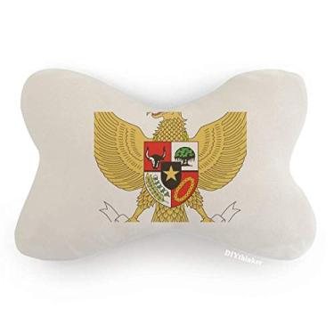 Imagem de DIYthinker Emblema nacional da Indonésia, decoração de pescoço, almofada para apoio de cabeça