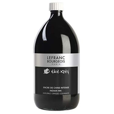 Imagem de Lefranc & Bourgeois Caligrafia Nan King e tinta de desenho 1000 ml - Kalligrafie - und Zeichentusche Preto