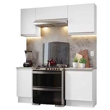 Imagem de Armário de Cozinha Compacta 180cm Branco Glamy Madesa 12