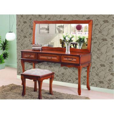 Imagem de Penteadeira Camarim com Espelho e Banqueta - Athenas - Móveis Montanhês