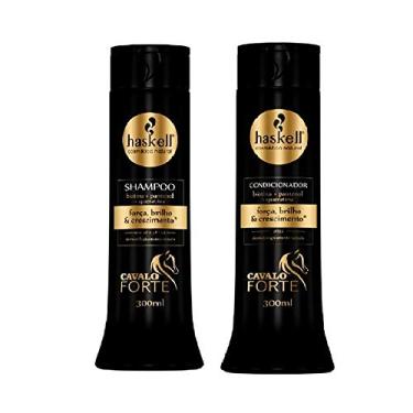 Imagem de KIT SHAMPOO E CONDICIONADOR CAVALO FORTE HASKELL 300ML CADA