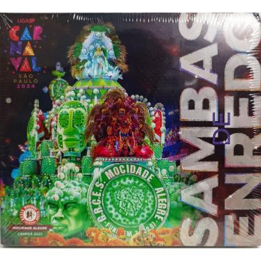 Imagem de Cd Sambas Enredo Carnaval SP 2024 (Cd Triplo  Digipack)