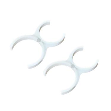 Imagem de Kit 2 Clip Duplo Carcaça Filtros Osmose Reversa 2 X 2.1/2