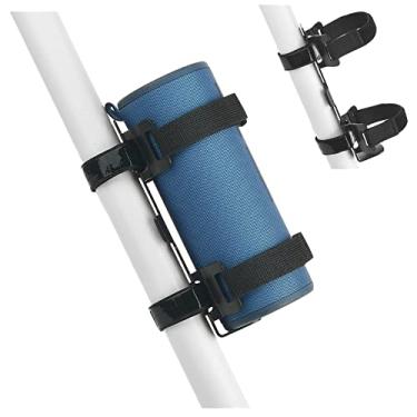 Imagem de TXEsign Suporte de alto-falante portátil para carrinho de golfe de bicicleta UTV Barco, suporte de metal para alto-falante, suporte de fixação, acessório, trilho de barra para JBL Flip 4/5/6