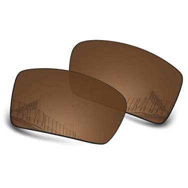 Imagem de Well-aimed Lentes de substituição compatíveis com óculos de sol Oakley Gascan OO9014 - Marrom polarizado