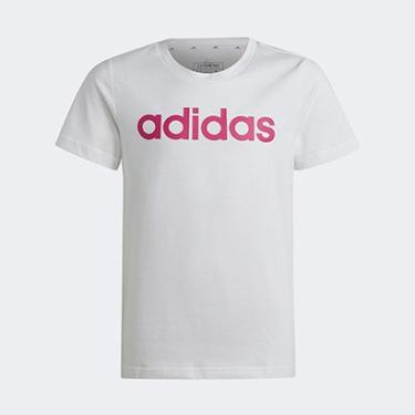 Imagem de Camiseta Slim Juvenil Adidas Essentials Logo Linear Feminina-Feminino