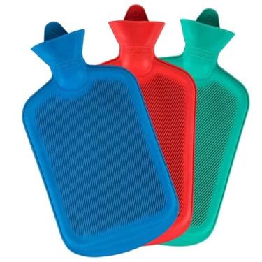 Imagem de Bolsa Térmica Compressa De Agua Quente boracha 1 Litro Cólicas Gelo Joelho Pescoço Bebe inflamações instantânea fisio