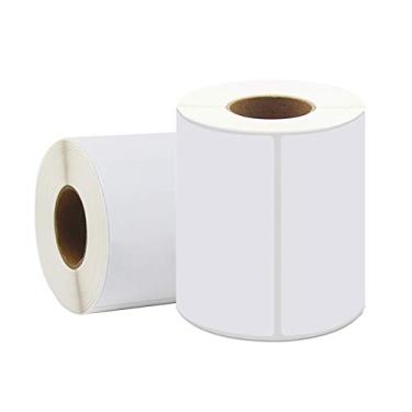 Imagem de Etiquetas de remessa térmica de 10 x 15 cm W100 mm XL150 mm 250 etiquetas (2 rolos) para impressoras Zebra Desktop