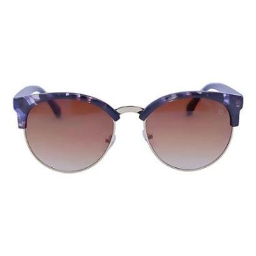 Imagem de Óculos De Sol Clubmaster Redondo Acetato/Metal - Twiggy-Feminino