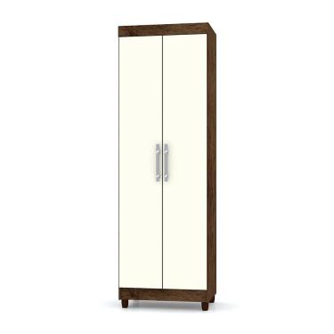 Imagem de Armário Multiuso Lavanderia 02 Portas Aline Imbuia/Champanhe - Pallazio