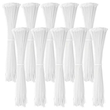 Imagem de Abraçadeira Nylon Enforca Gato 2,5X200Mm Branco Com 1000 Un