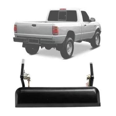 Imagem de Maçaneta Tampa Caçamba Ranger 94 A 03 Metal (preta) [F103]