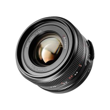 Imagem de 7artisans Lente Prime de foco manual F1.4 Mark de 35 mm com abertura grande, compatível com câmeras Canon RF Mount EOS R Series (preto)