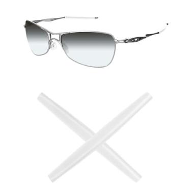 Imagem de Meias de substituição da Mryok para óculos de sol Oakley Crosshair S – Opções, Branco, One Size