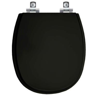 Imagem de Assento Sanitário Soft Close Loren One Preto para vaso Lorenzetti